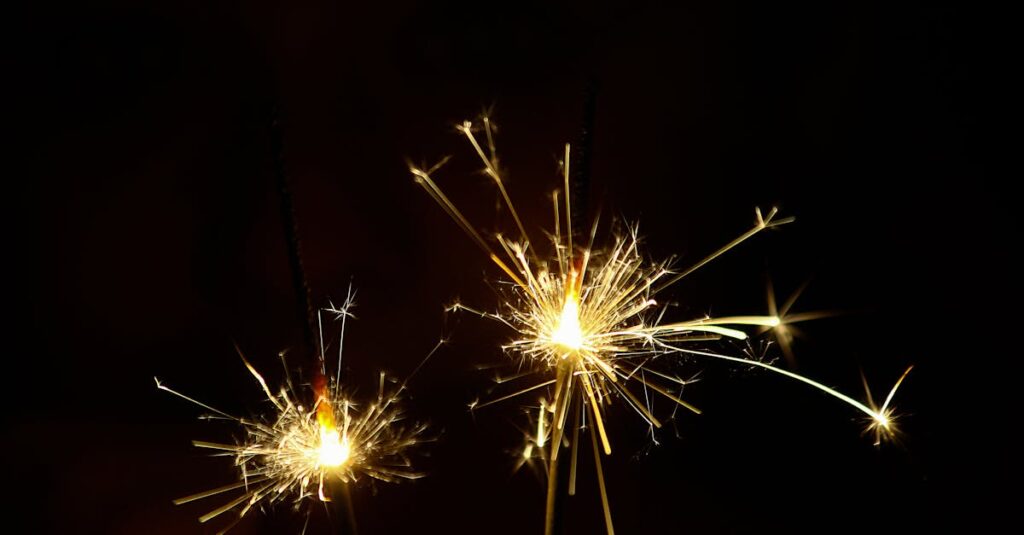 découvrez les sparklers, ces cierges magiques étincelants parfaits pour illuminer vos fêtes, mariages et anniversaires. ajoutez une touche de magie et d’éclat à vos célébrations avec nos sparklers de qualité.