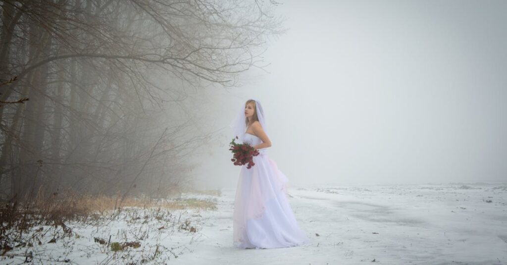 idées et conseils pour un mariage d'hiver féerique : déco, couleurs, tenues, fleurs et ambiance cosy pour une célébration élégante et inoubliable.