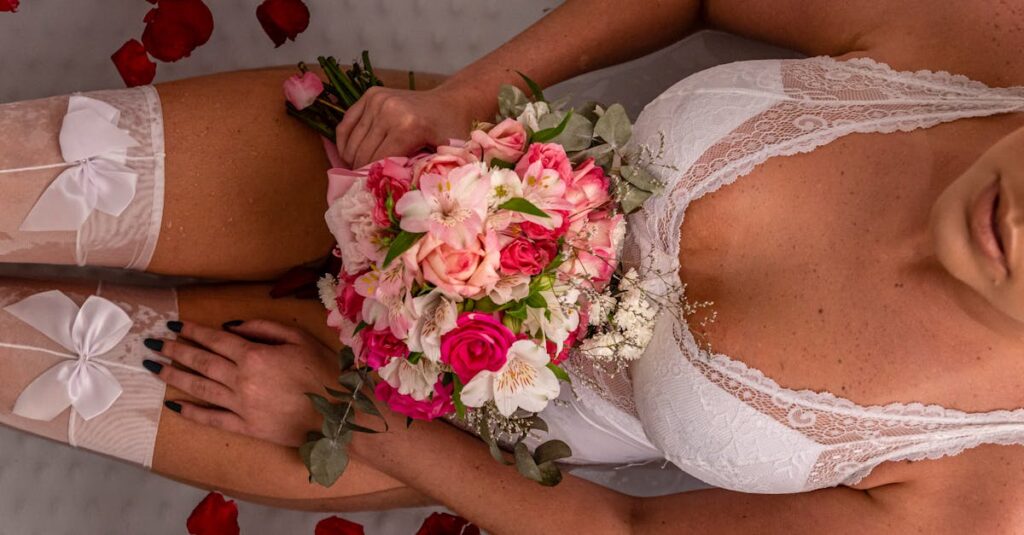 découvrez notre collection de lingerie de mariée élégante et raffinée, parfaite pour sublimer le grand jour et ajouter une touche de glamour à votre nuit de noces.